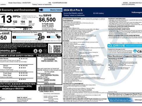 Used 2024 Volkswagen ID.4 Pro S RWD image 3