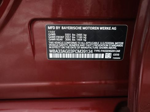 Used 2023 BMW 530e xDrive w/ Convenience Package AWD/4WD image 56