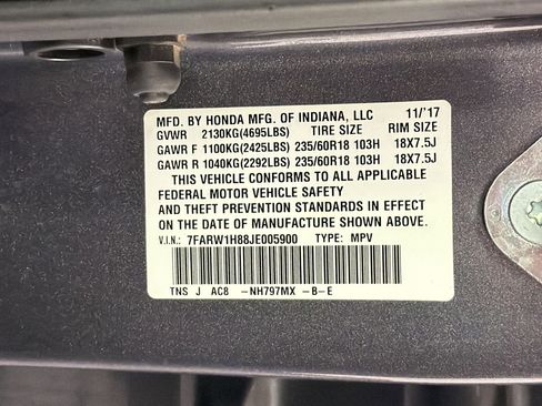 Certified 2018 Honda CR-V EX-L image 21