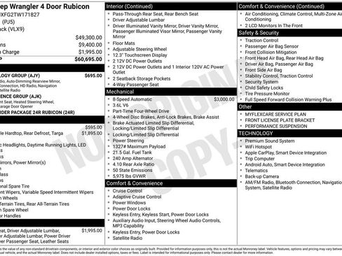 New 2026 Jeep Wrangler Unlimited Rubicon w/ Technology Group image 5