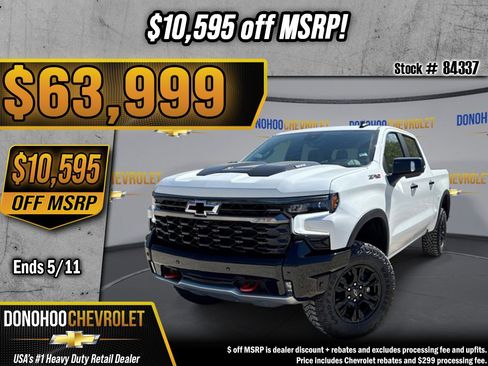 New 2026 Chevrolet Silverado 1500 ZR2 AWD/4WD image 1