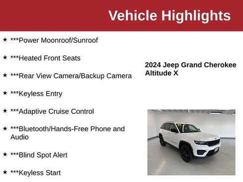 Used 2024 Jeep Grand Cherokee Altitude AWD/4WD image 10