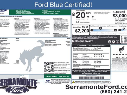 Used 2023 Ford Bronco Big Bend AWD/4WD image 18