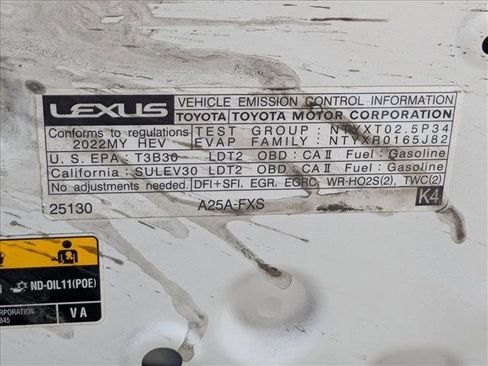 Used 2022 Lexus NX 350h AWD image 25