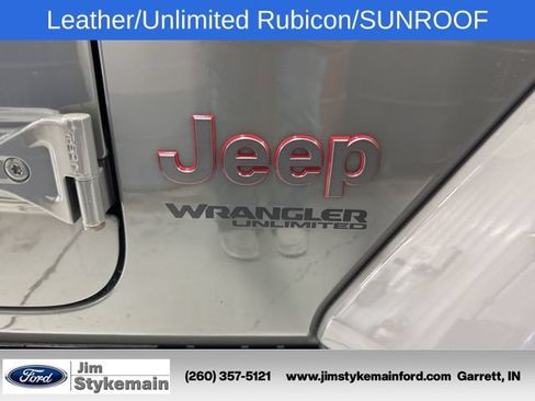 Used 2021 Jeep Wrangler Unlimited Rubicon w/ Uconnect 4C Nav & Sound Group AWD/4WD image 33