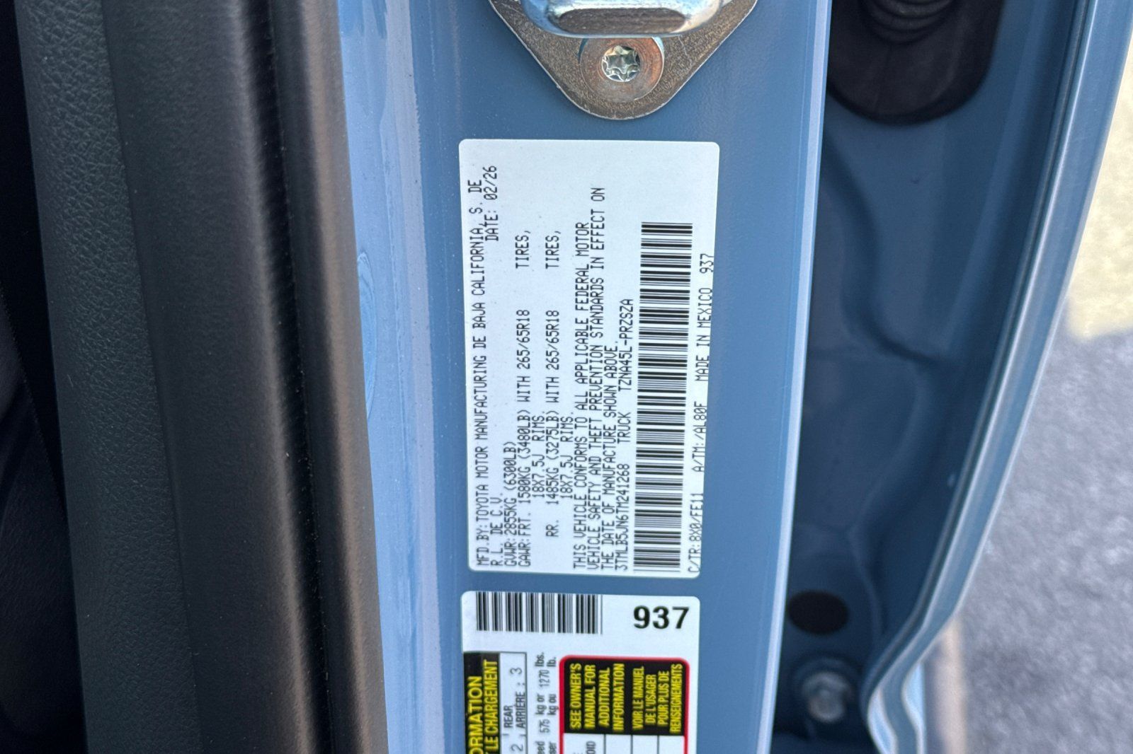 Certified 2026 Toyota Tacoma TRD Sport AWD/4WD image 30