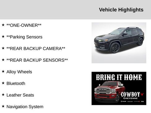 Used 2023 Jeep Cherokee Altitude Lux AWD/4WD image 2