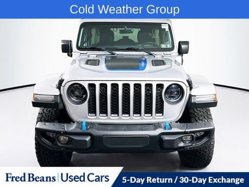 Used 2023 Jeep Wrangler Unlimited Rubicon 4xe w/ Steel Bumper Group AWD/4WD image 2