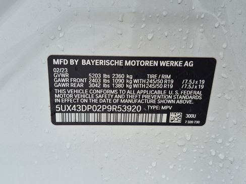 Certified 2023 BMW X3 sDrive30i w/ M Sport Package RWD image 32