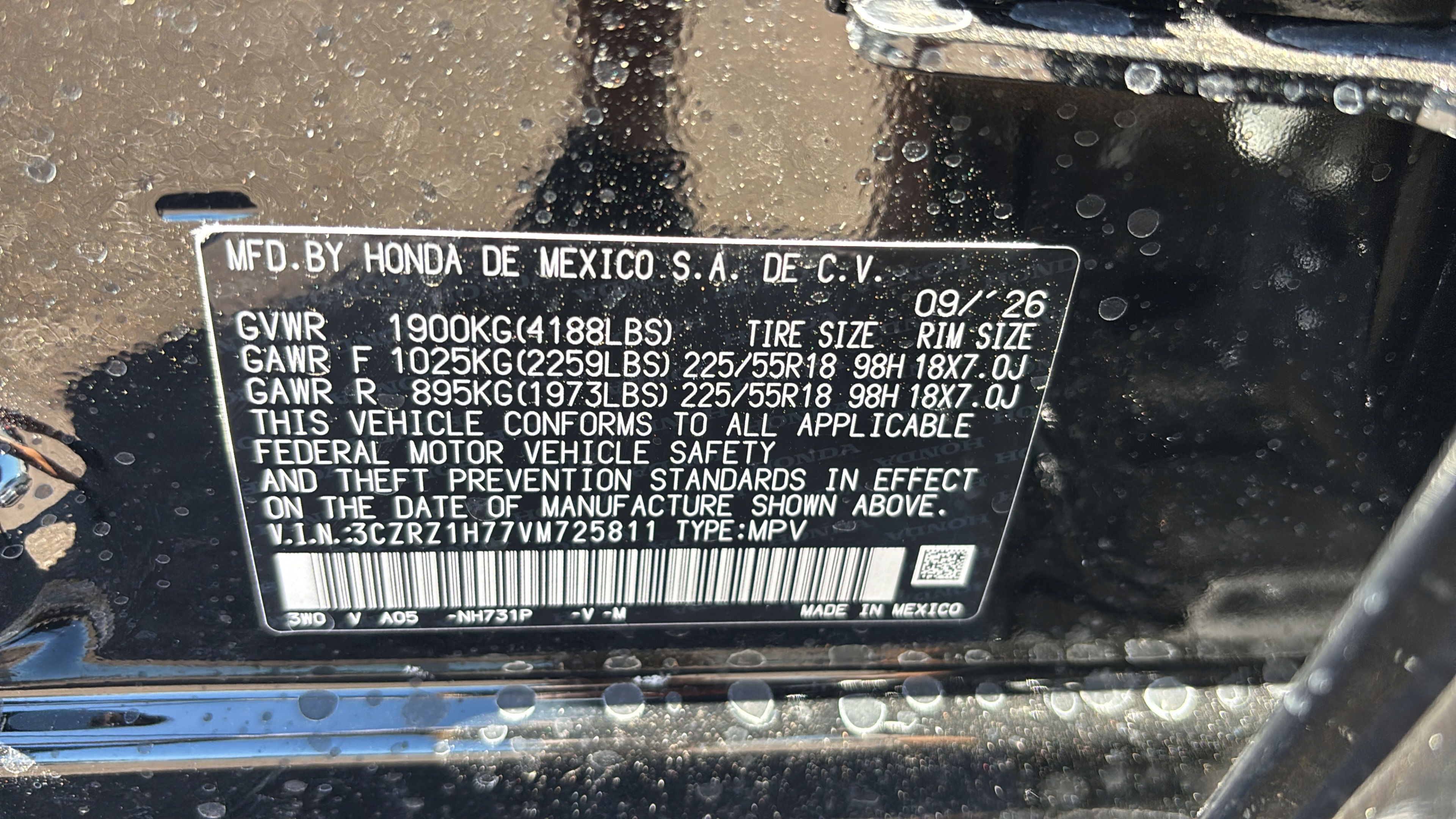 New 2027 Honda HR-V EX-L image 33