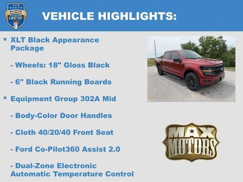 New 2026 Ford F150 XLT w/ Equipment Group 302A MID AWD/4WD image 12