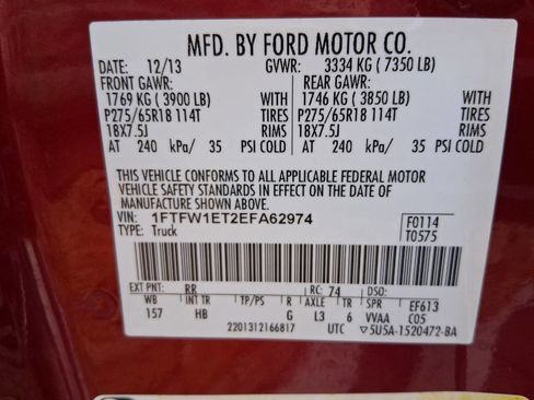 Used 2014 Ford F150 Lariat w/ Equipment Group 502A Luxury AWD/4WD image 24