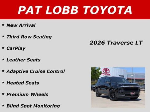 Used 2026 Chevrolet Traverse LT w/ Driver Confidence Package image 37