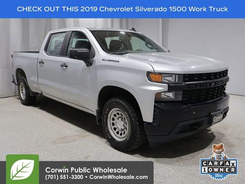 Used 2019 Chevrolet Silverado 1500 W/T w/ WT Fleet Convenience Package AWD/4WD image 1
