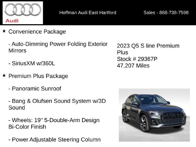 Used 2023 Audi Q5 2.0T Premium Plus w/ Premium Plus Package AWD/4WD image 12