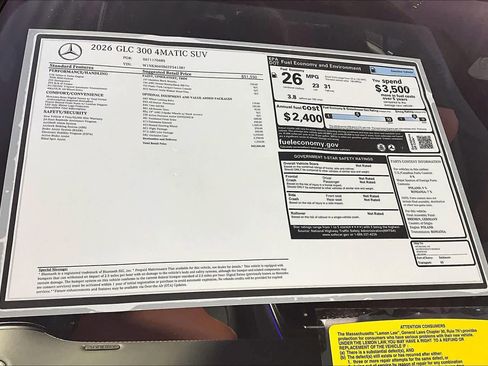 New 2026 Mercedes-Benz GLC 300 4MATIC image 18