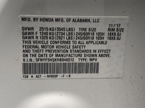 Used 2017 Honda Pilot EX-L image 33