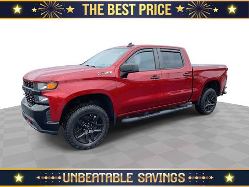 Certified 2021 Chevrolet Silverado 1500 Custom Trail Boss w/ Safety Confidence Package AWD/4WD image 1