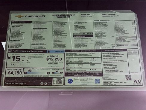 New 2026 Chevrolet Silverado 1500 LT Trail Boss w/ LT Trail Boss Premium Package image 20