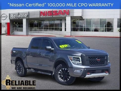 Certified 2022 Nissan Titan PRO-4X w/ Off Road Protection Package AWD/4WD image 1