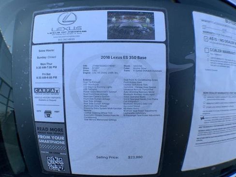 Used 2016 Lexus ES 350 image 26