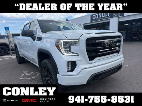Used 2021 GMC Sierra 1500 Elevation w/ LPO, Elevation Black Package AWD/4WD image 1