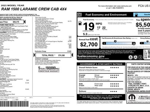 Used 2023 RAM 1500 Laramie AWD/4WD image 31