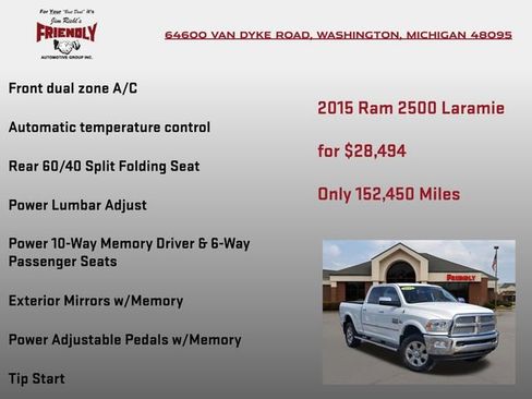 Used 2015 RAM 2500 Laramie AWD/4WD image 20