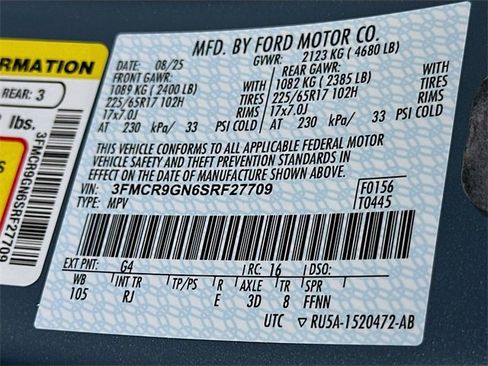 New 2025 Ford Bronco Sport Heritage w/ Convenience Package image 17