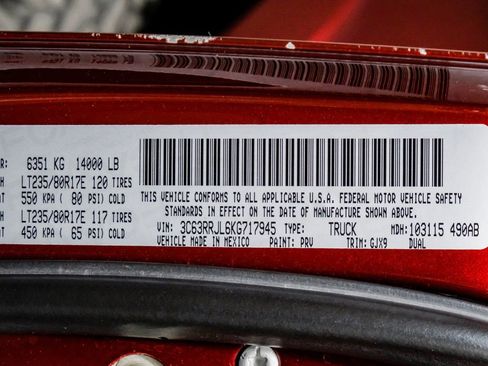 Used 2019 RAM 3500 Laramie image 62