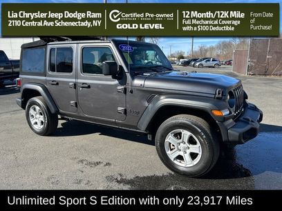 Certified 2022 Jeep Wrangler Unlimited Sport