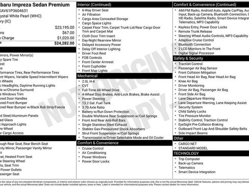 Used 2023 Subaru Impreza Premium image 32