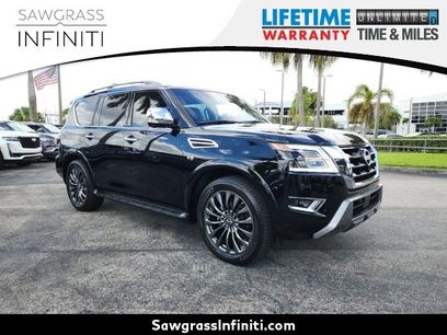 Used 2021 Nissan Armada Platinum w/ Captain's Chairs Package