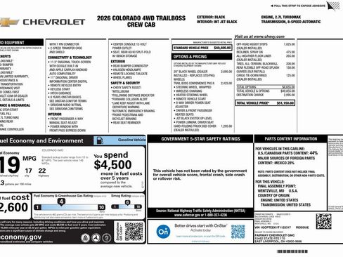 New 2026 Chevrolet Colorado Trail Boss image 4