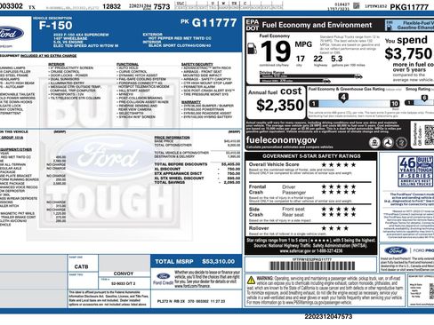 Used 2023 Ford F150 XL w/ STX Appearance Package AWD/4WD image 53