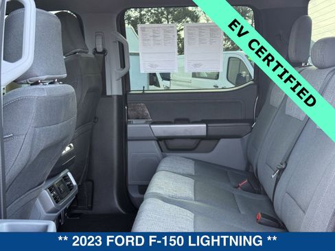 Certified 2023 Ford F150 Lightning XLT w/ Equipment Group 312A High image 15