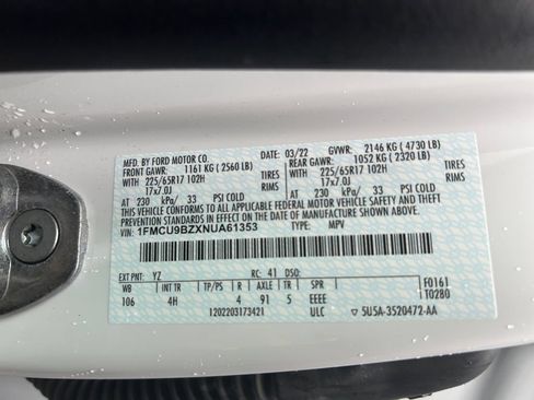 Used 2022 Ford Escape SE AWD/4WD image 36
