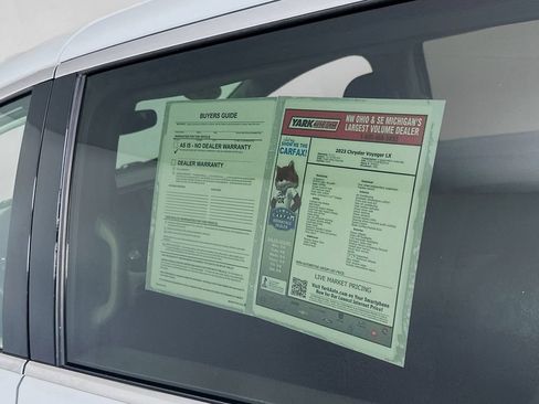 Certified 2023 Chrysler Voyager LX FWD image 15