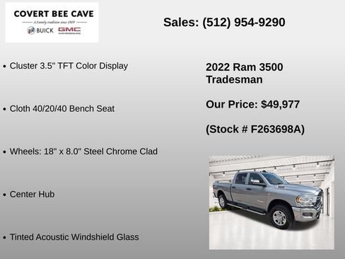 Used 2022 RAM 3500 Tradesman AWD/4WD image 30