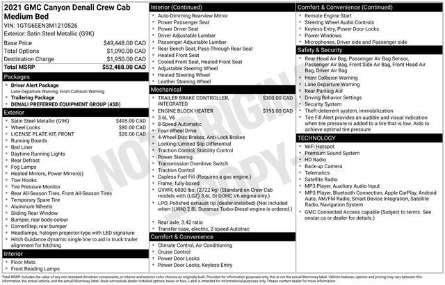 Used 2021 GMC Canyon Denali AWD/4WD image 31