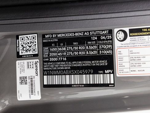 Certified 2025 Mercedes-Benz G 580 w/ EQ Technology image 39