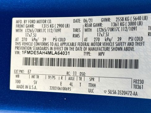 Used 2021 Ford Bronco Black Diamond image 29