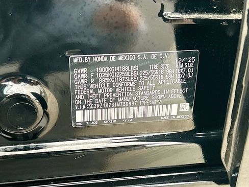 Certified 2026 Honda HR-V EX-L image 31