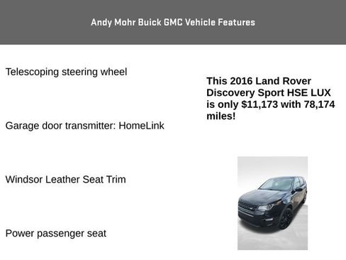 Used 2016 Land Rover Discovery Sport HSE Luxury image 12