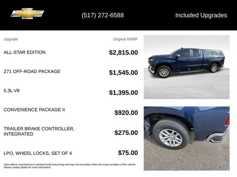 Used 2019 Chevrolet Silverado 1500 LT w/ All-Star Edition AWD/4WD image 5