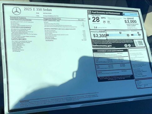 Used 2025 Mercedes-Benz E 350 Sedan image 20