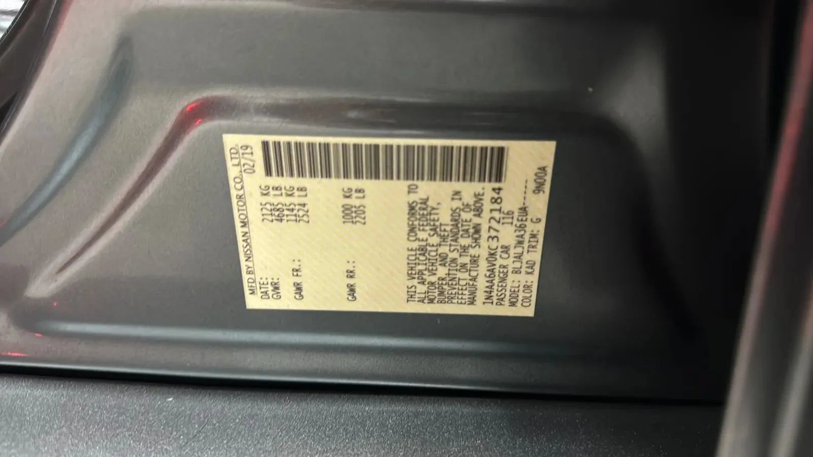 Used 2019 Nissan Maxima 3.5 SV w/ Floor Mat Group FWD image 22