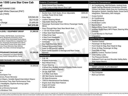 Used 2021 RAM 1500 Lone Star image 32