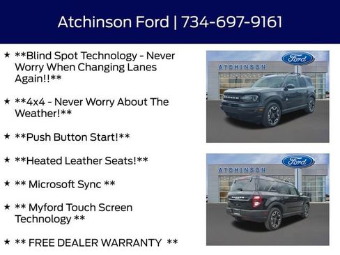 Used 2023 Ford Bronco Sport Outer Banks w/ Tech Package AWD/4WD image 9