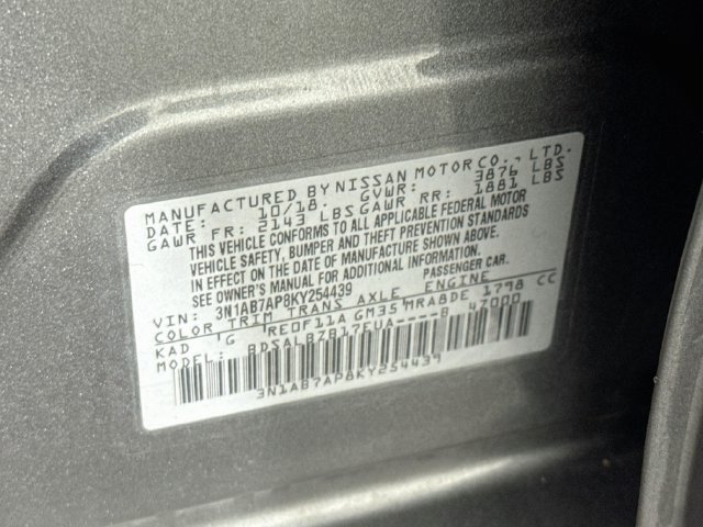 Used 2019 Nissan Sentra S FWD image 40